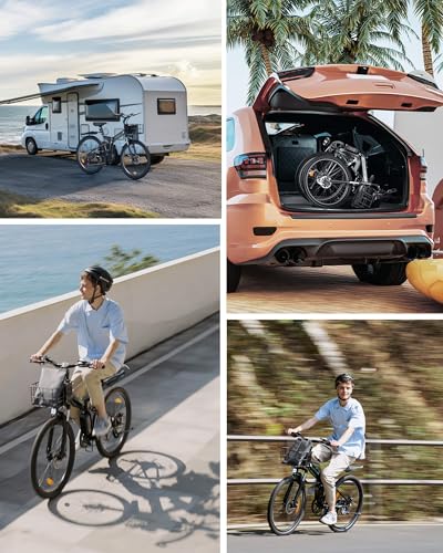 Folding Electric Bike for Adults 500W with Full Suspension, 7-Speed, 26" I199748
