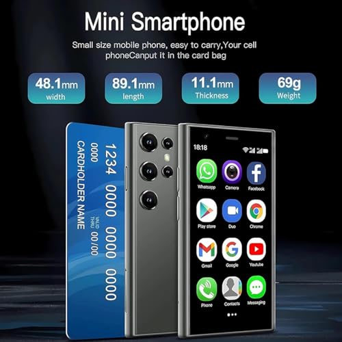 3G Mini Smartphone 3.0 Inch WiFi GPS Quad Core Android 8.1 Cell Phone Dual Sim HD Camera J113