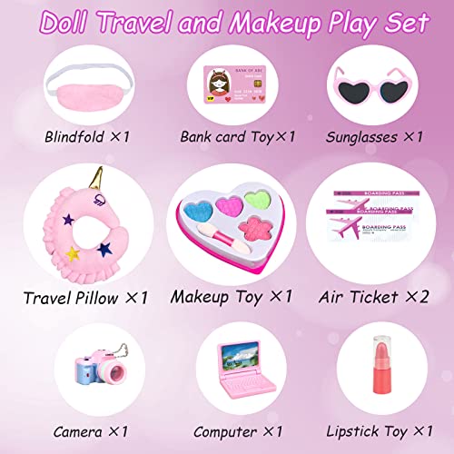 18 Inch Doll Clothes and Accessories Travel Play Set L985161