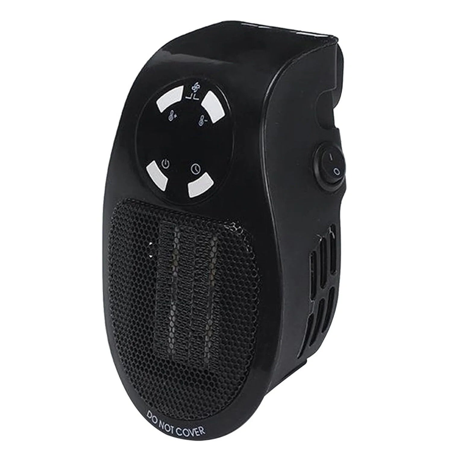 500W indoor portable heater with adjustable thermostat timer Q84298