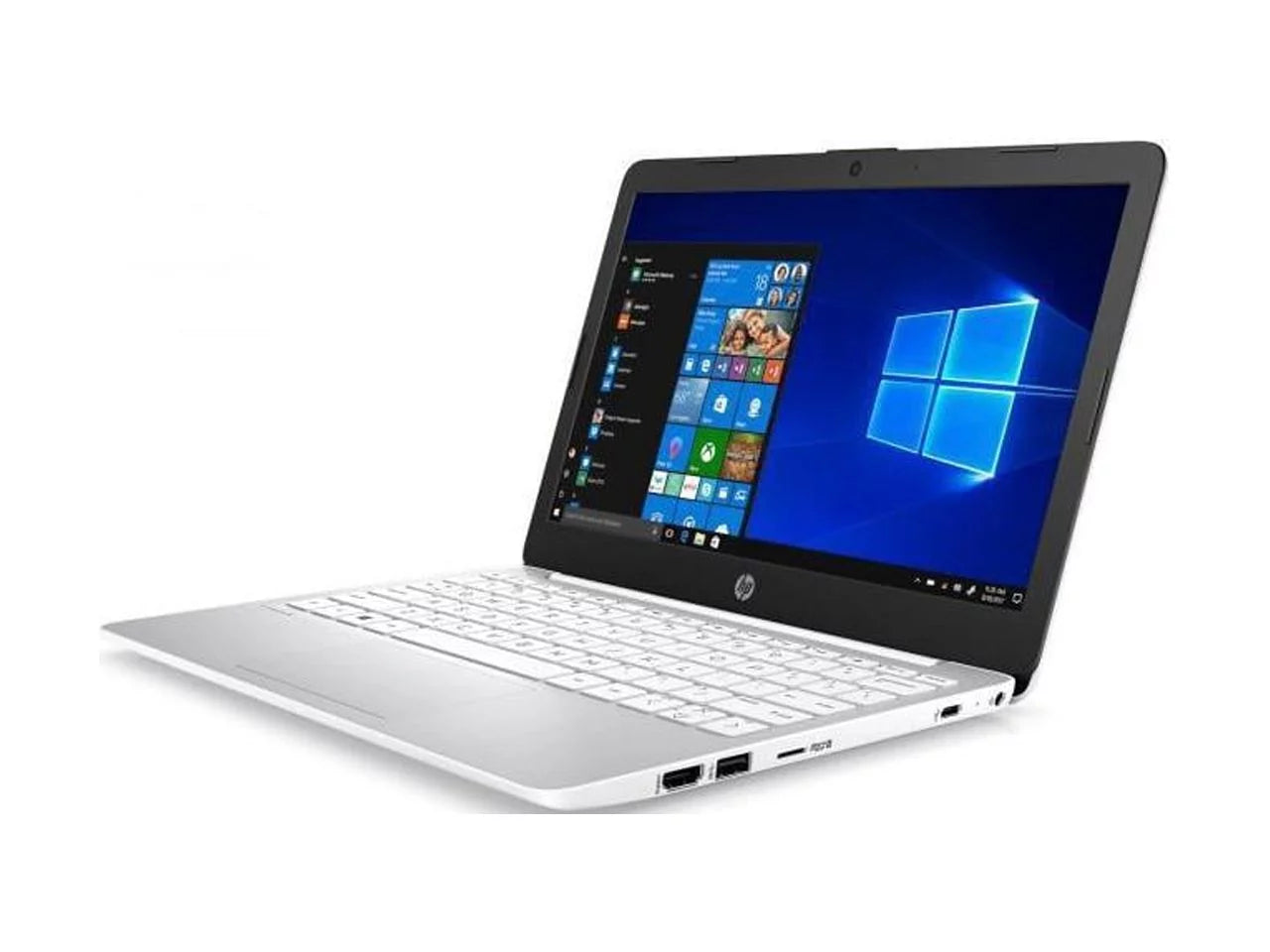 HP Stream 11.6" Laptop Intel Celeron N4020 4GB RAM 64GB eMMC Diamond White - Intel Celeron N4020 Dual-core - Intel UHD Graphics 600 - Dual front facing Speakers - 25GB Dropbox Storage for 12 Mont
