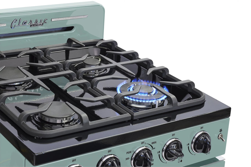 Retro 24" Freestanding Gas Range with Convection Oven J45081