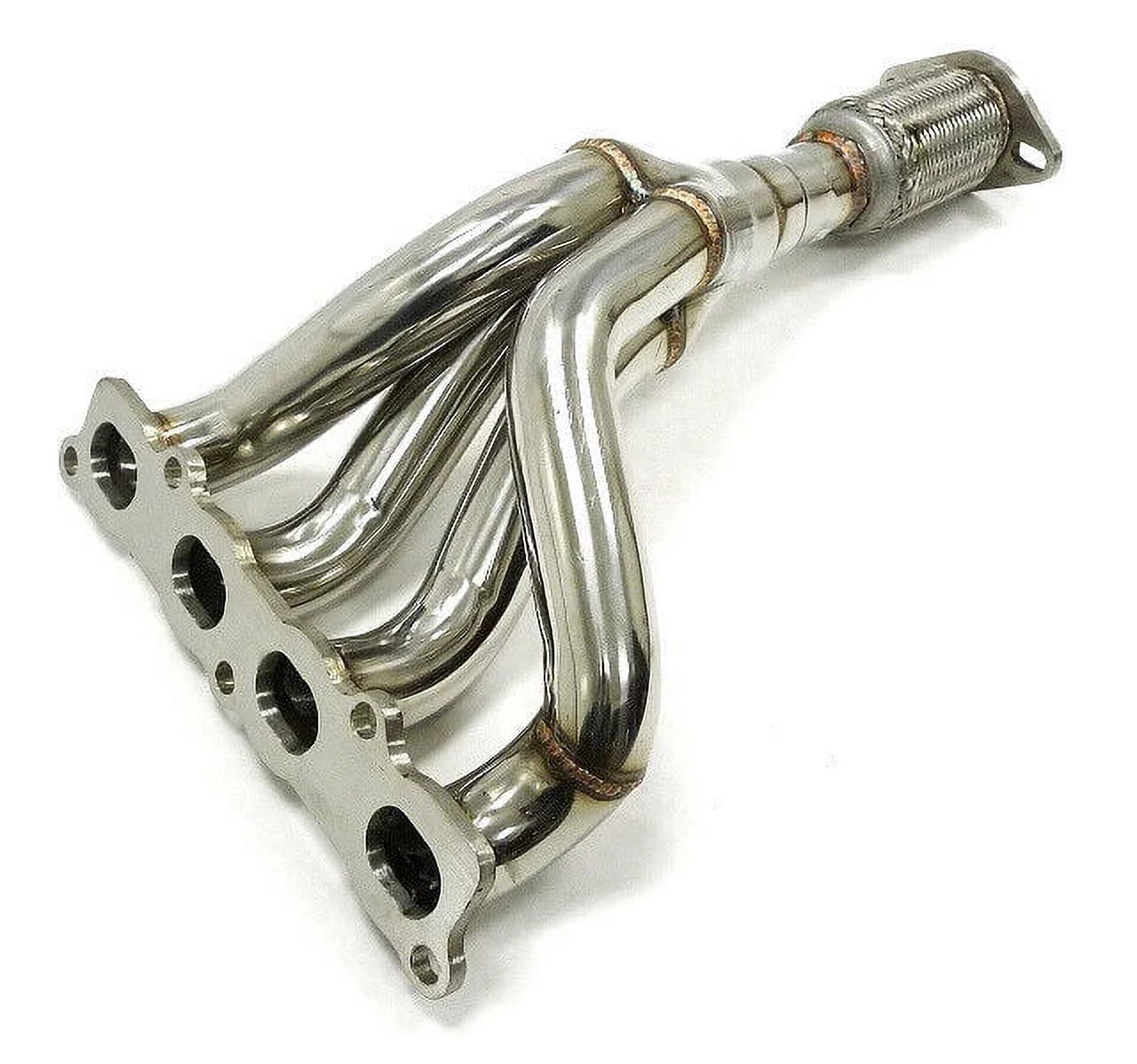 S/S Header Fits For 12 to 19 Ford Fiesta 1.6L Sigma Type 4-1 By MHP