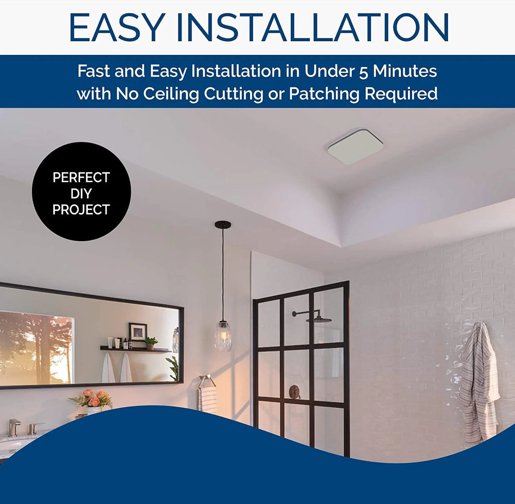 Bathroom Exhaust Grille Cover, White R4705