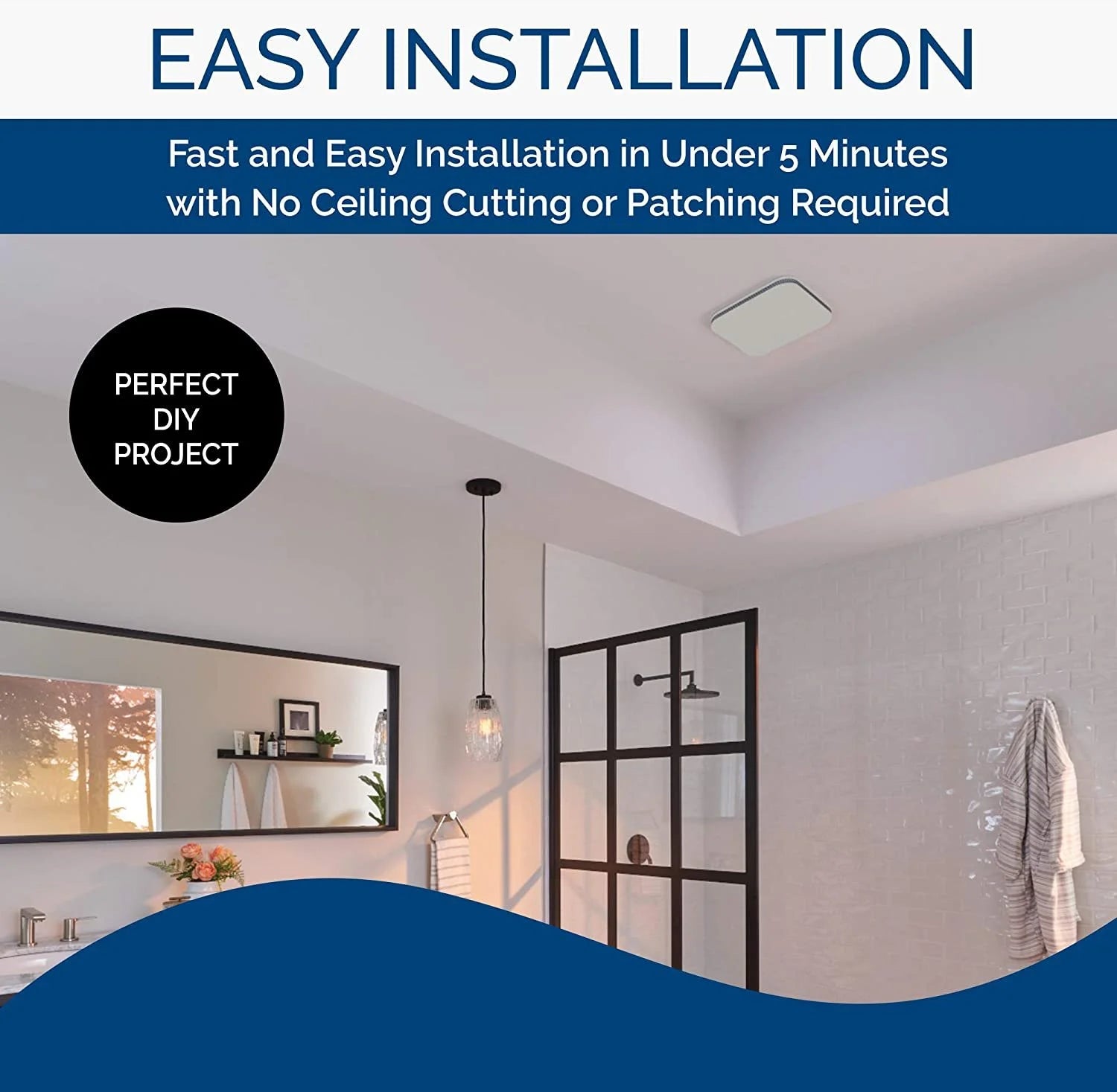 Bathroom Exhaust Grille Cover, White R4705