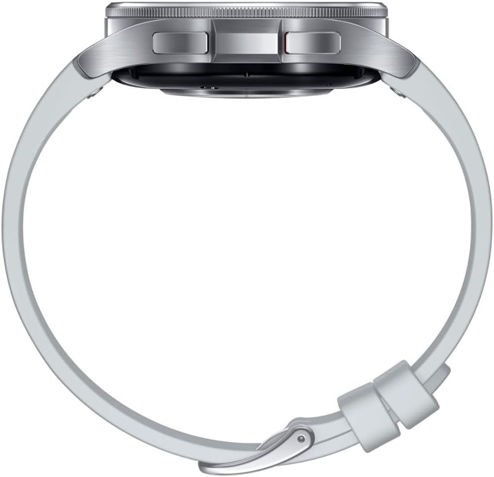 Galaxy Watch 6 Classic 43mm Stainless-Steel Smartwatch with Fitness Tracker, Heart Monitor, Bluetooth – Silver F5489