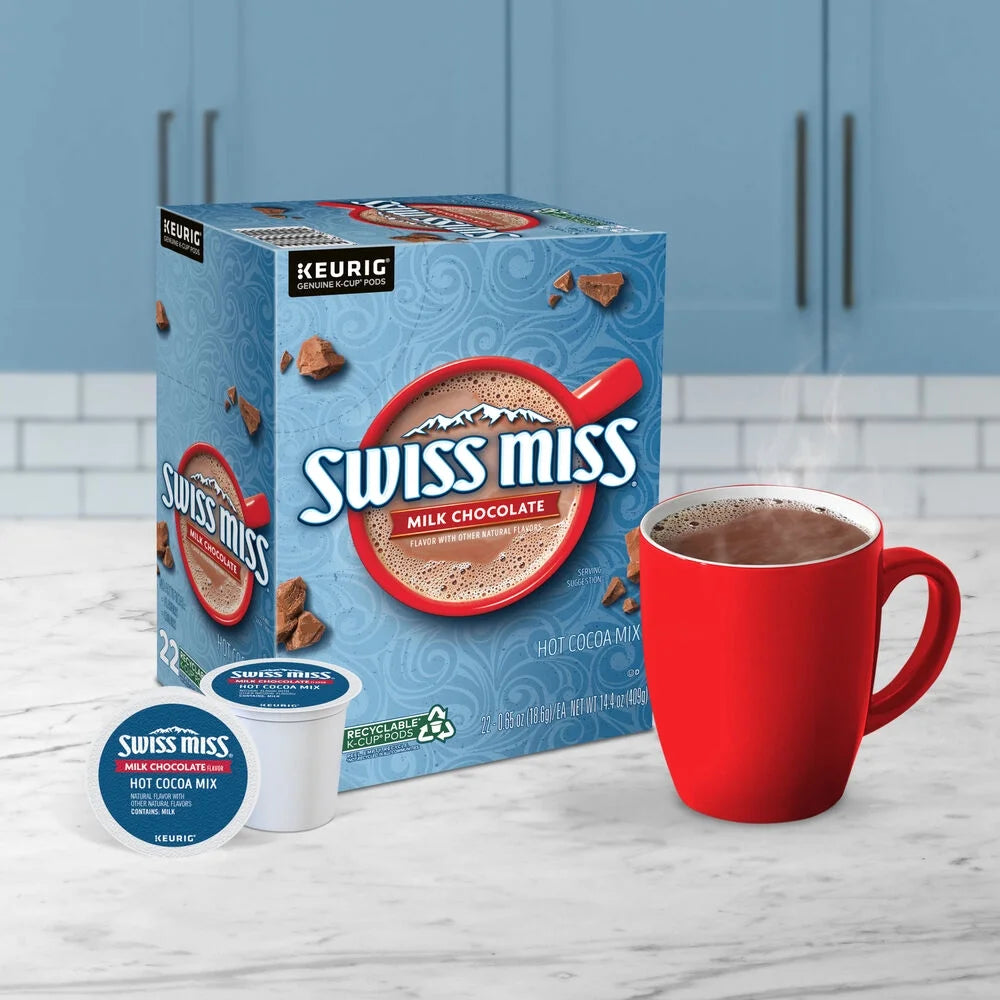 Hot Cocoa Single-Serve Pods, 22 Count K91100