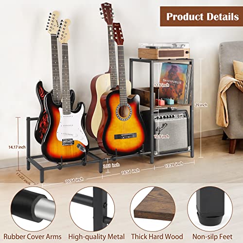 4-Tier Guitar Stand Rack Holder for Acoustic Electric Bass V903