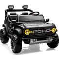 24V Ride on Toys for Big Kids, Licensed Ford Bronco Raptor 2 Seater Ride on Cars with Remote Control, Ride on Truck w/ 4-Wheeler Suspension, 3 Speeds, Led Lights, Bluetooth (24V, Pink)