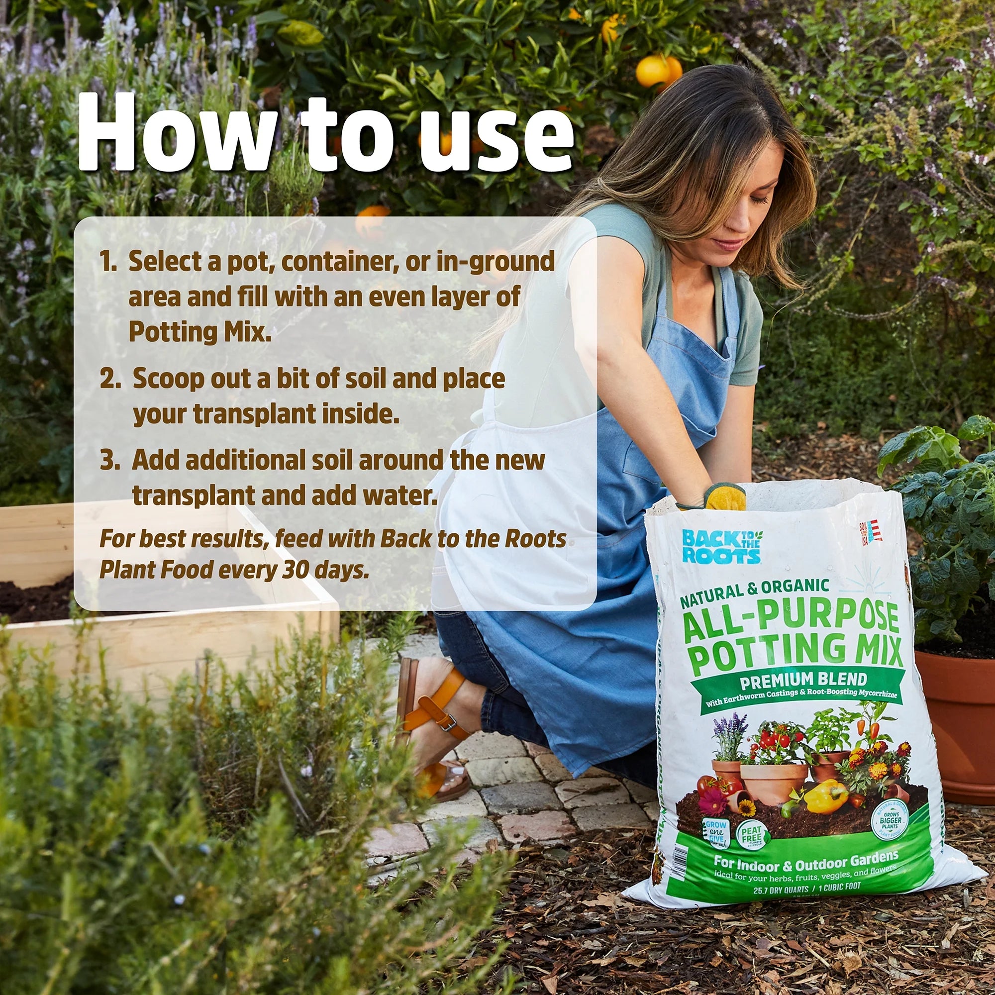 Organic Potting Mix, 60 Bags N618