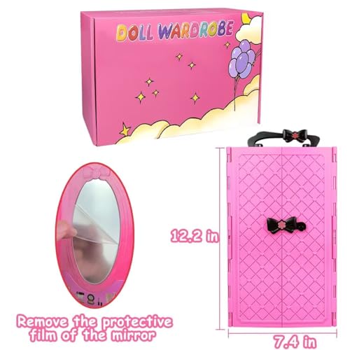 Doll Clothes and Accessories with Closet for 11.5 Inch Doll N68917