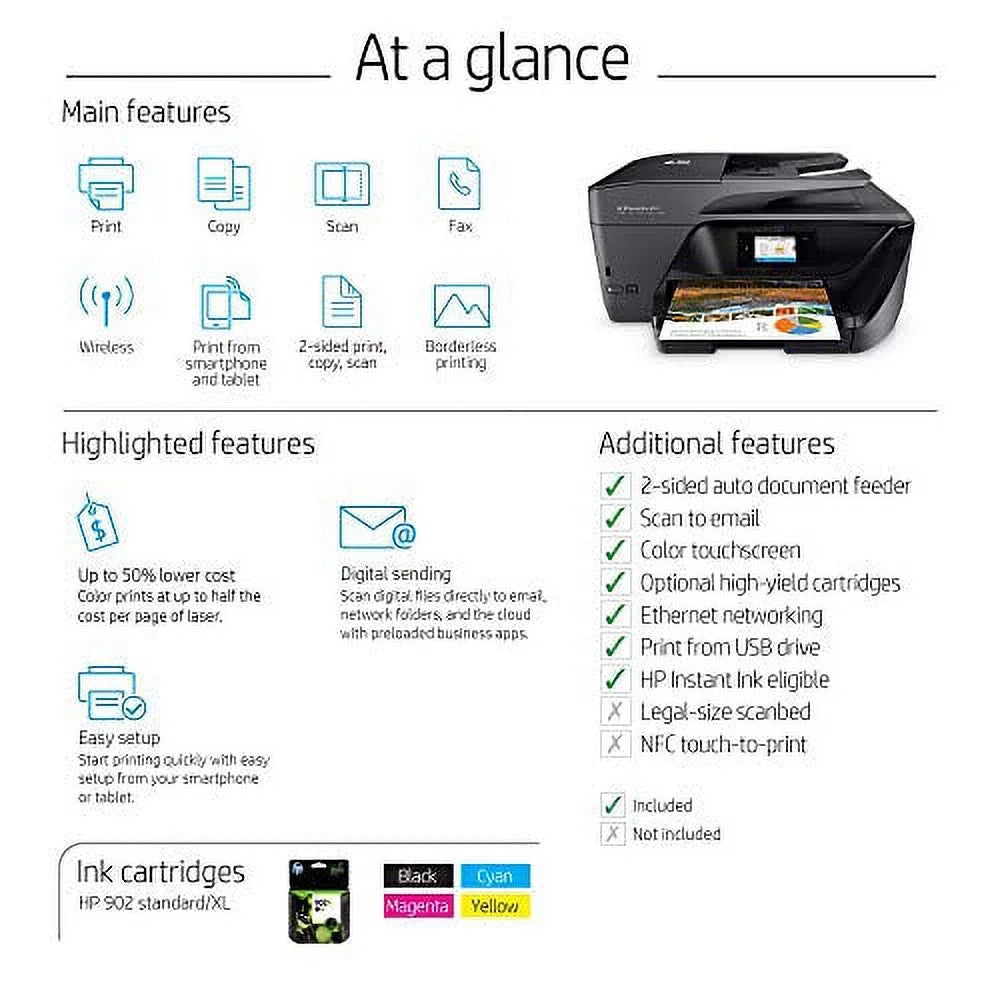 OfficeJet Pro 6978 打印机 Y509