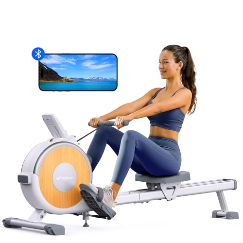 Magnetic Rowing Machine for Home, 16 Levels, Quiet Resistance, 350lbs Capacity Z5255