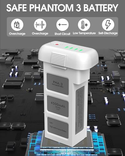 4500mAh 15.2V Intelligent Flight Battery for Phantom 3 Pro, Standard, Advanced, SE Drone L6693