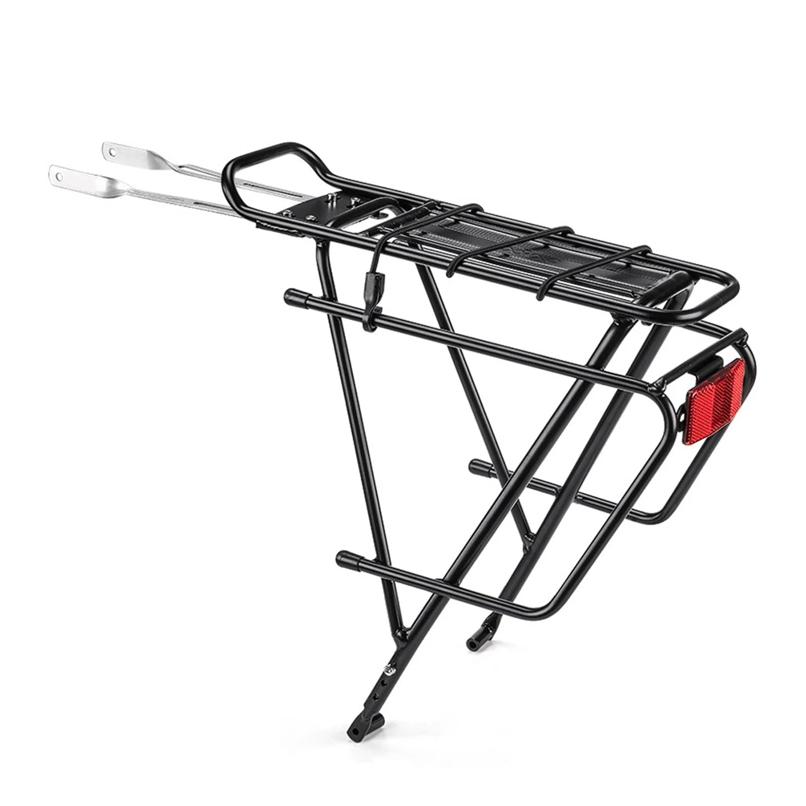 Rear Bike Cargo Rack with Reflector and Rope C759