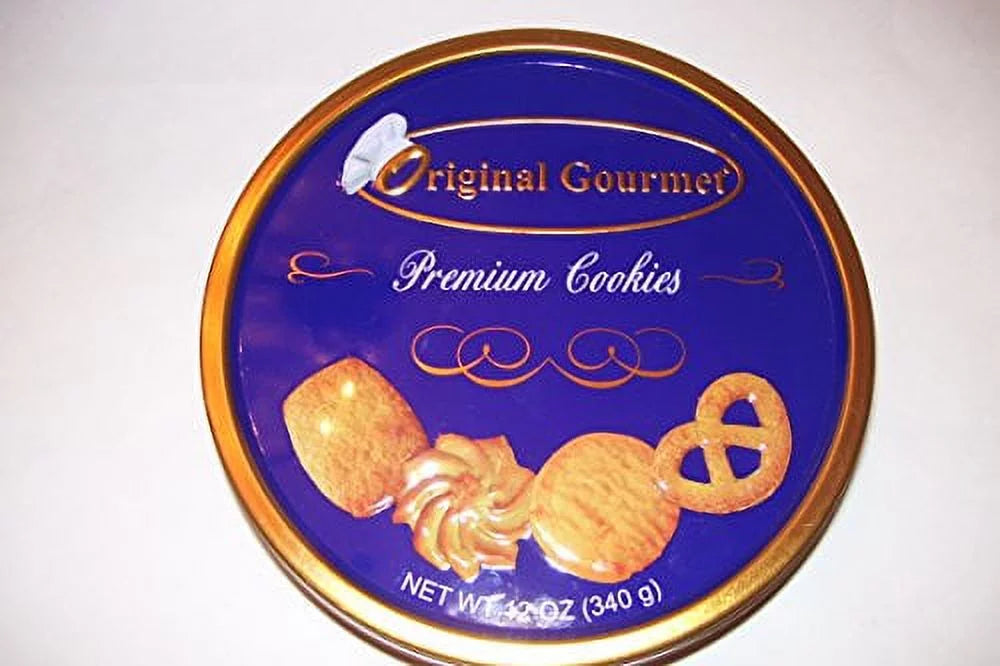 Decorative Container of Gourmet Cookies, 12 oz V1730
