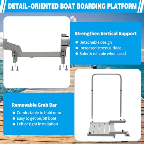 Boat Boarding Platform and Dock Extension for Boat Lifts L10189