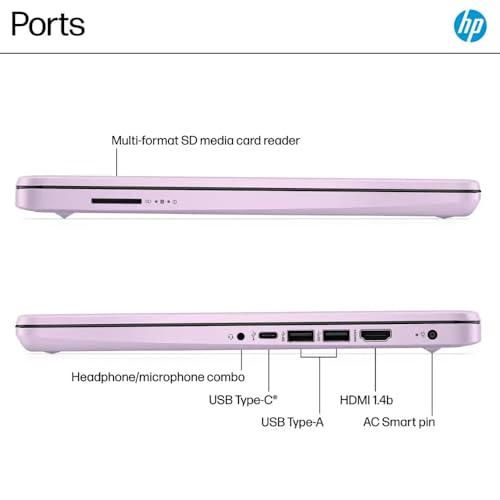 14 Ultrabook Intel 4-Core N150 32GB RAM 1.6TB Storage Wi-Fi 6 12 Hr Battery Lavender Win 11 C708386