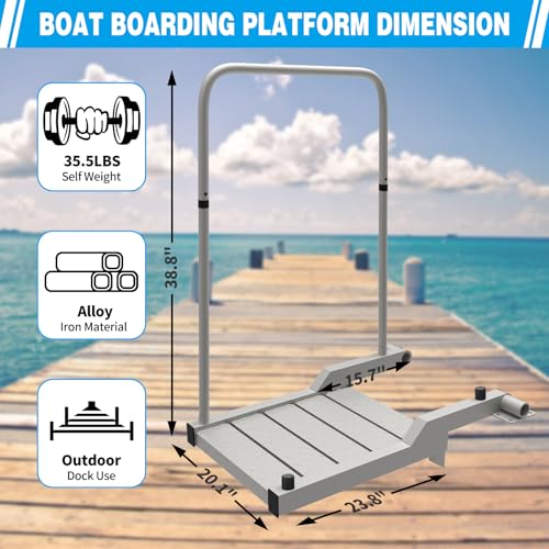 Boat Boarding Platform and Dock Extension for Boat Lifts L10189