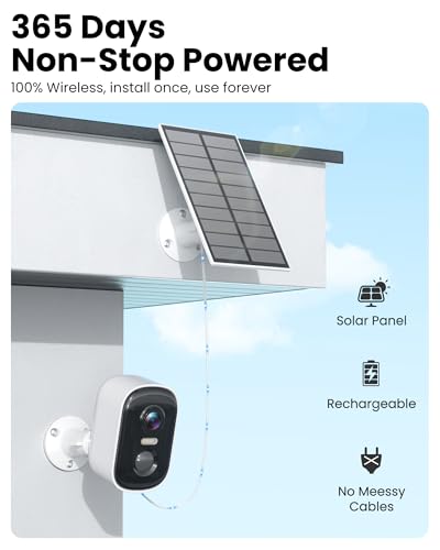Wireless Outdoor Security Camera 2K Battery Powered WiFi with AI Motion Detection and Color Night Vision (4 Pack) X216