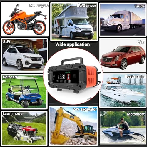 12V 24V 20A LiFePO4 Lead Acid Battery Charger & Maintainer M2931