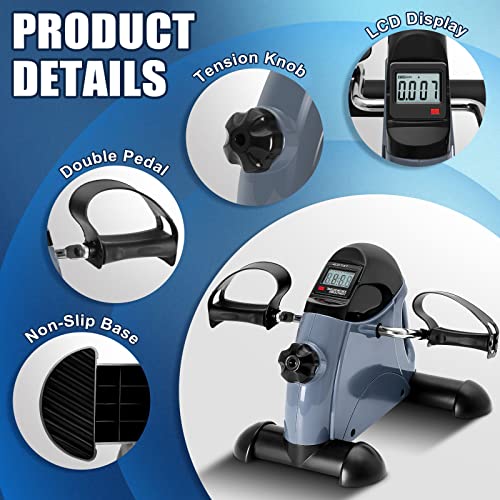 Under Desk Bike Pedal Exerciser with LCD Screen A782350