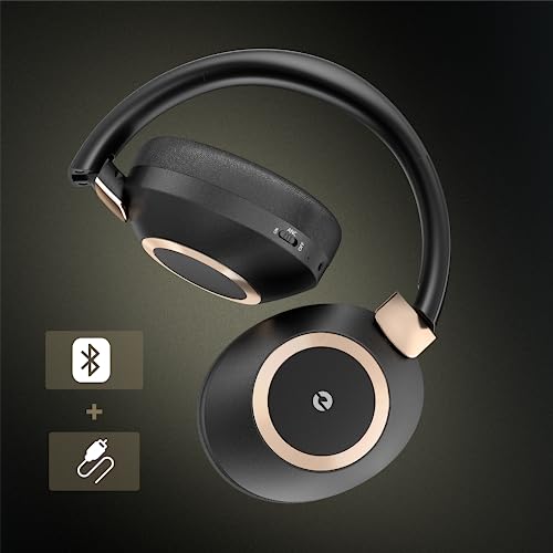 Wireless Over Ear Headphones with Active Noise Cancelling and Microphone T4812