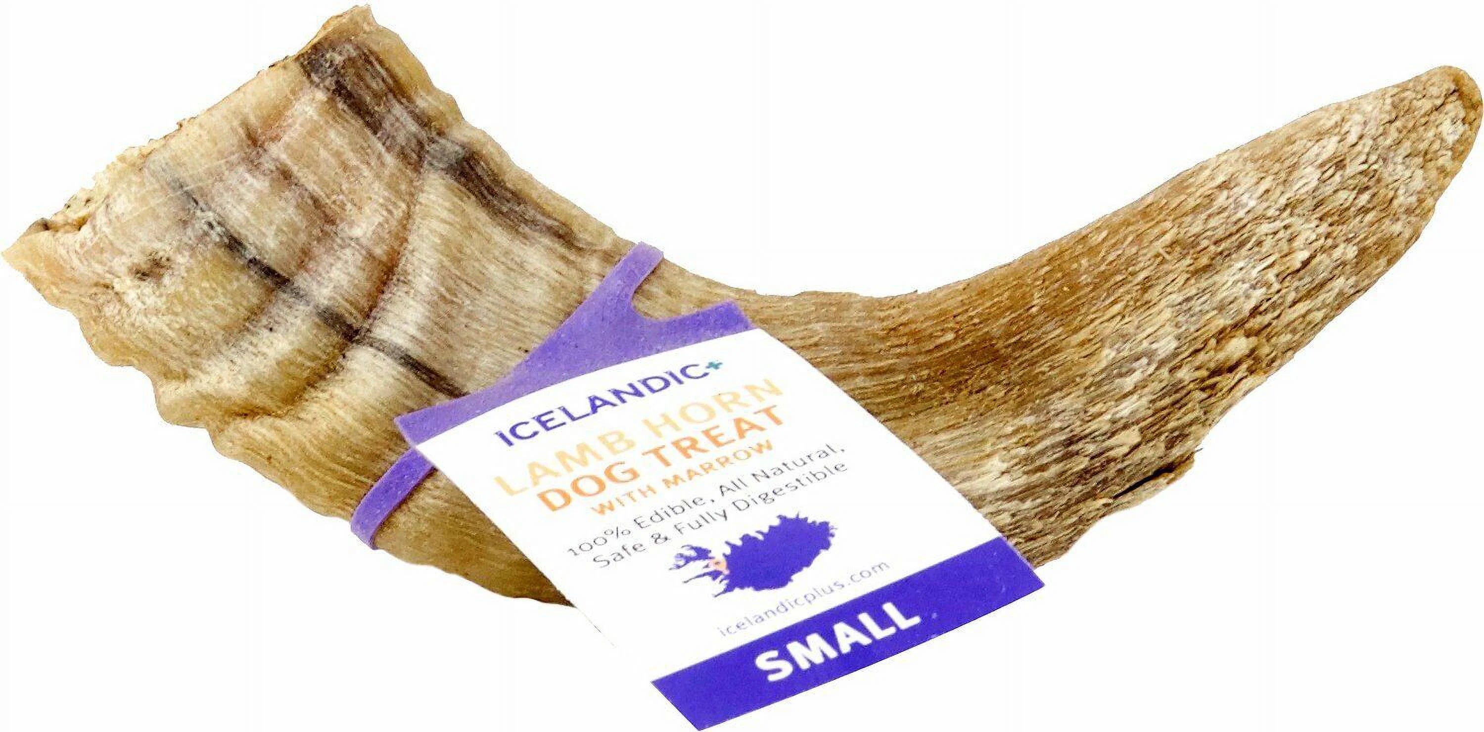 Lamb Horn Dog Chew, Assorted Sizes R683