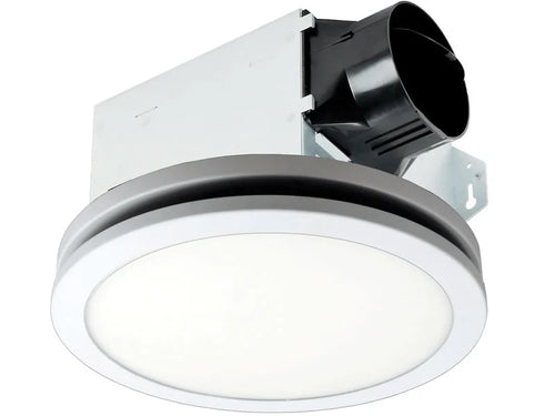 Delta Electronics ITG100RLED BreezIntegrity 100 CFM Exhaust Bath Fan & Dimmable Edge-Lit LED Light