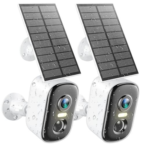 Wireless Outdoor Security Camera 2K Battery Powered WiFi with AI Motion Detection and Color Night Vision (4 Pack) X216