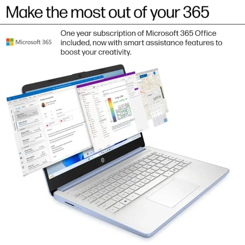14 Ultrabook Intel 4-Core N150 32GB RAM 1.6TB Storage Wi-Fi 6 12 Hr Battery Lavender Win 11 C708386