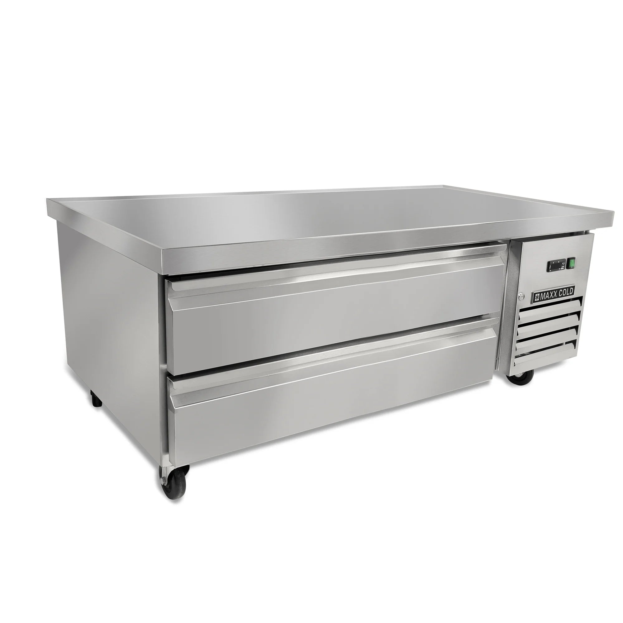 Two-Drawer Refrigerated Chef Base, 62"W, Stainless Steel M6885