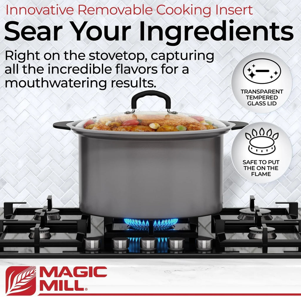 Slow Cooker 10 Quart with Non-Stick Pot and Glass Lid G904226