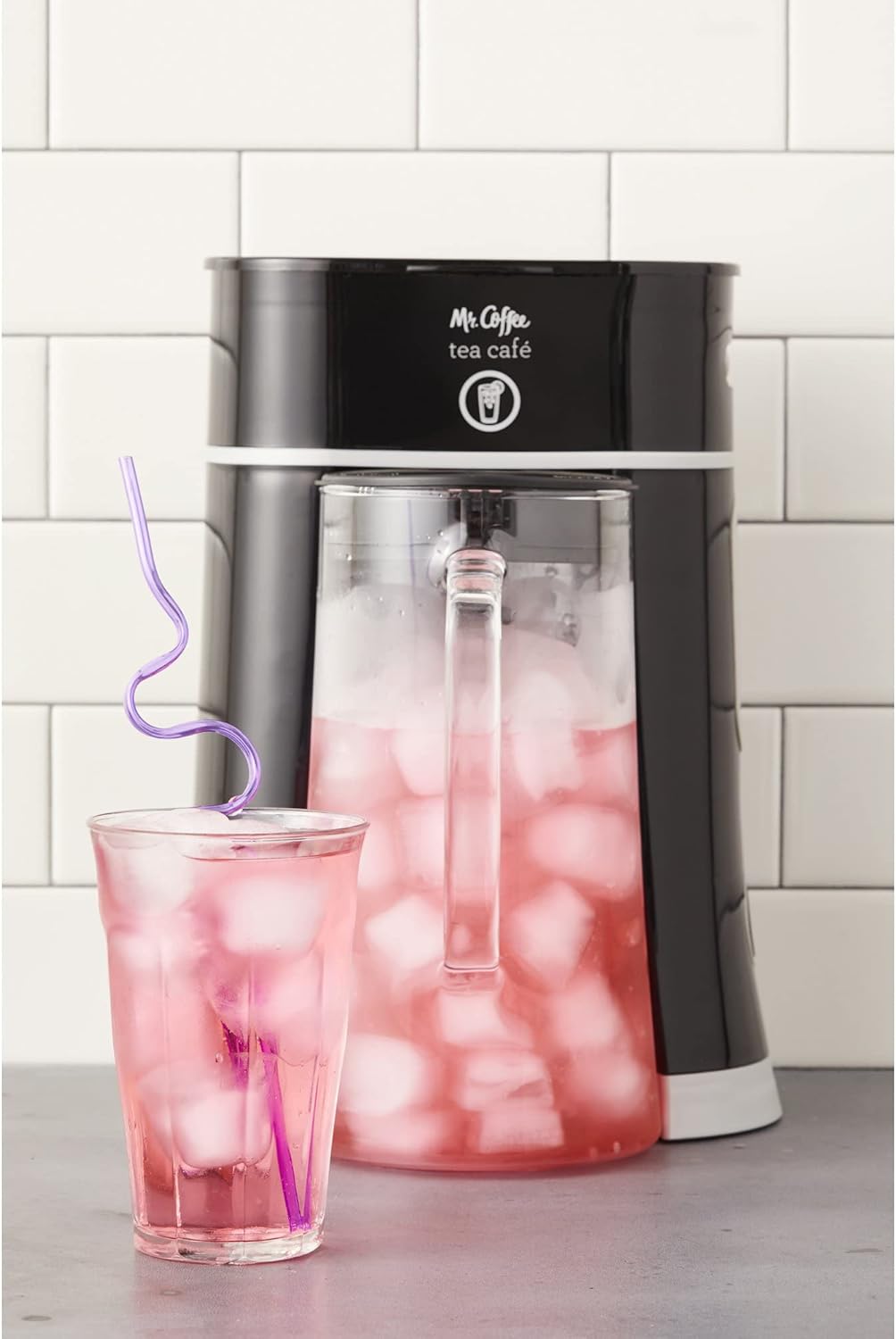 2-in-1 Iced Tea Brewing System with Glass Pitcher, 2.5 quarts U630768