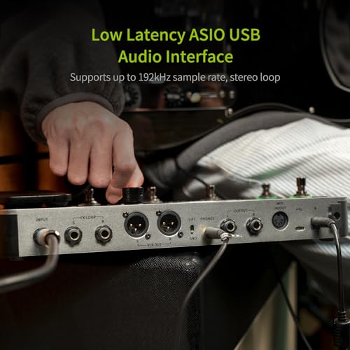 Multi-Effects Guitar Pedal with 80 Presets and Loop V4187