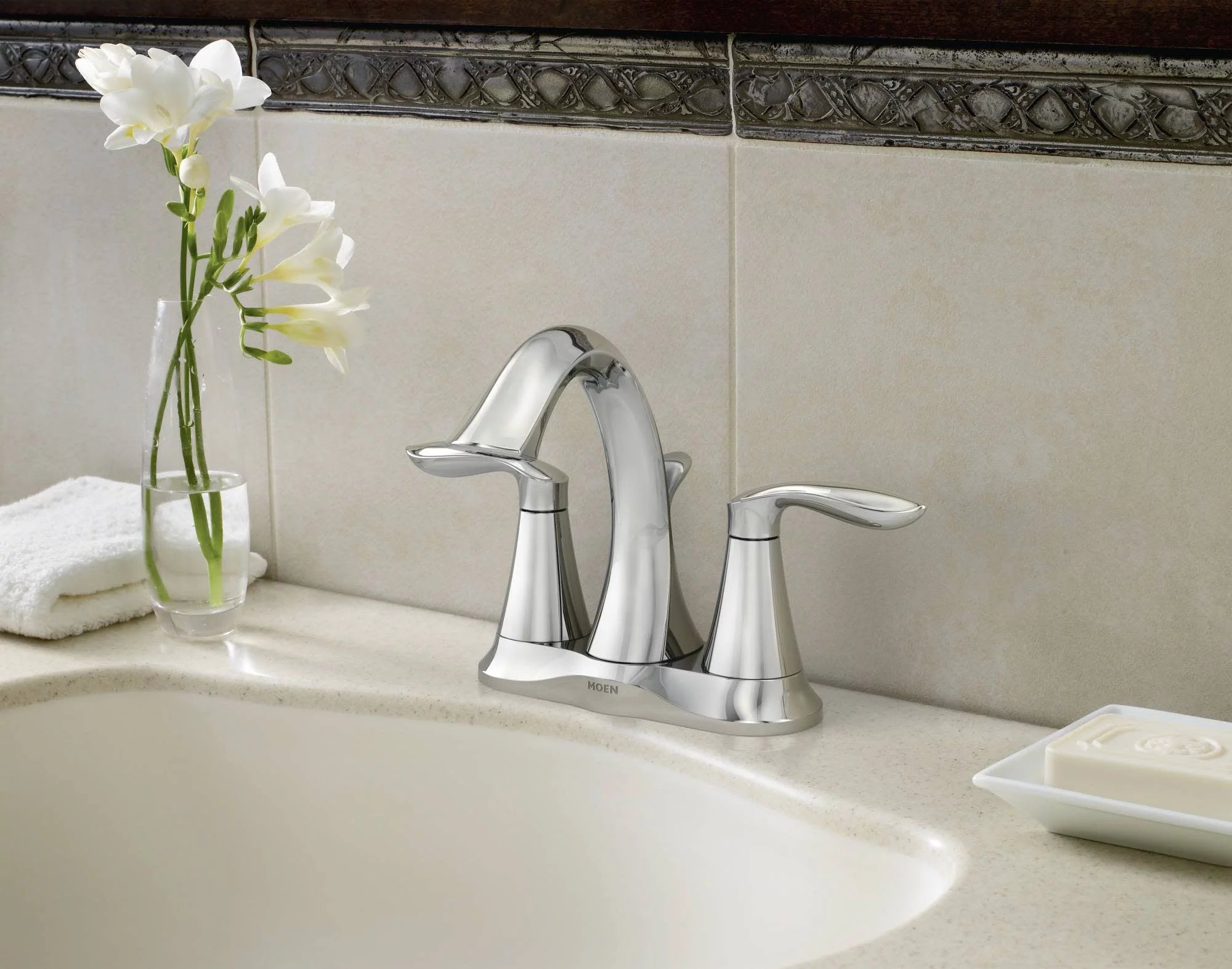 Centerset Bathroom Sink Faucet H44343