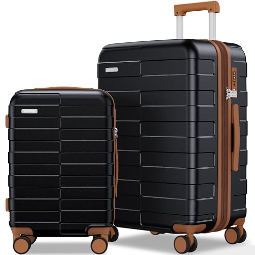 3 Piece Hardside Expandable Luggage Set with TSA Lock Spinner Wheels L24758