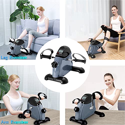 Under Desk Bike Pedal Exerciser with LCD Screen A782350