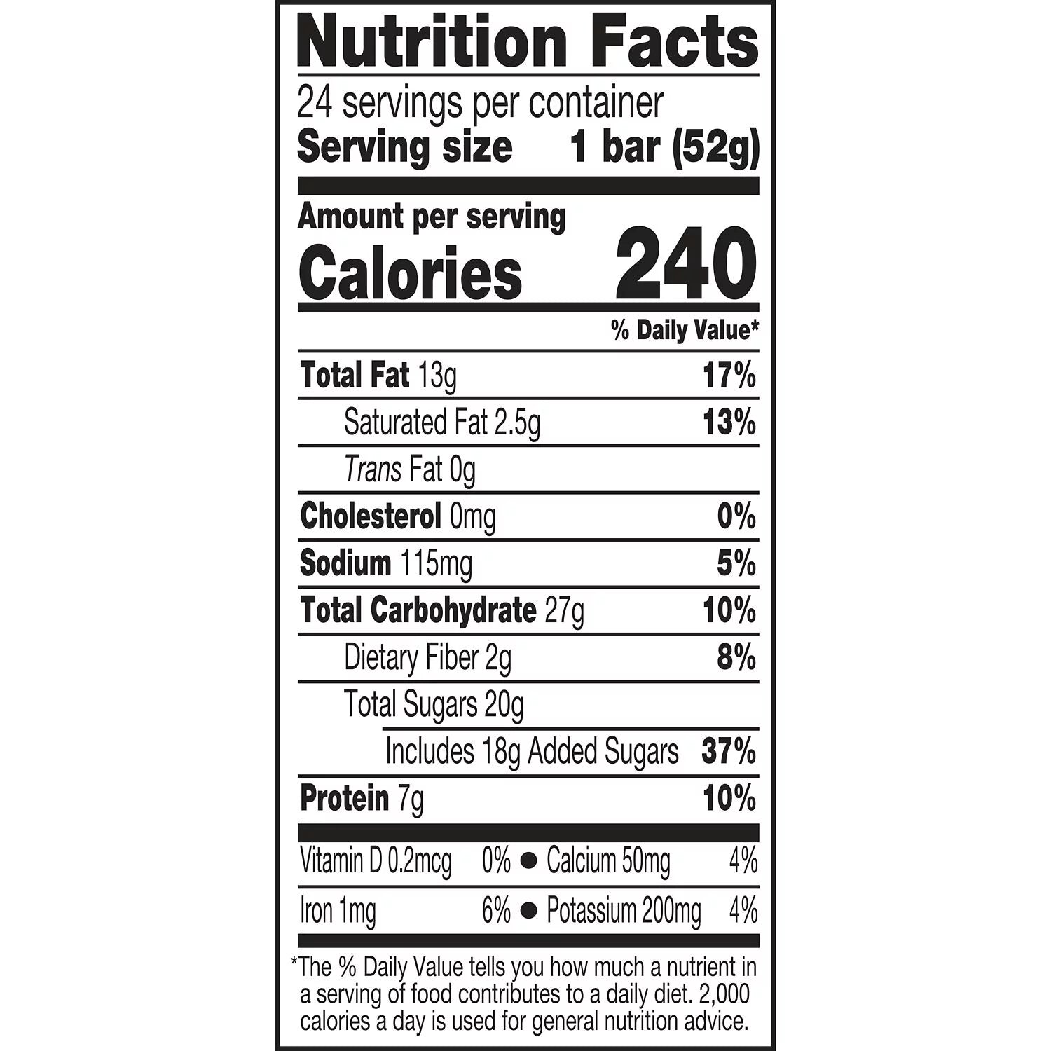 Peanut Caramel Candy Bars, 1.85 oz, 24 Count T279
