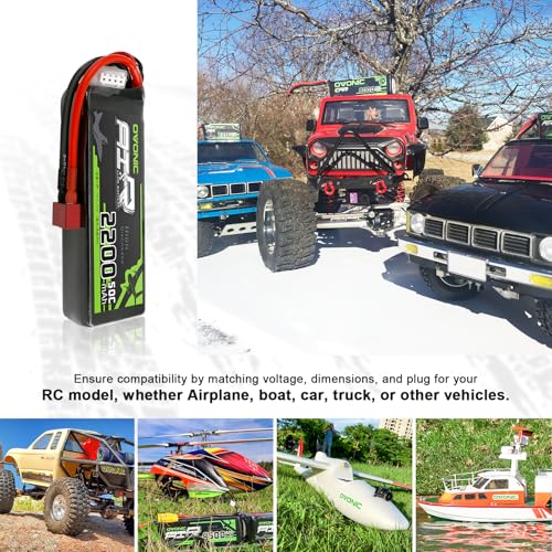 3S Lipo Battery 2200mAh 11.1V with T Connector for RC Drone S96533