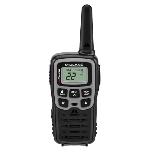 Spotting and Recovery Walkie-Talkie Long Range FRS Two Way Radio for Kids Caravanning with NOAA Weather Alert, 2 Pack U6300
