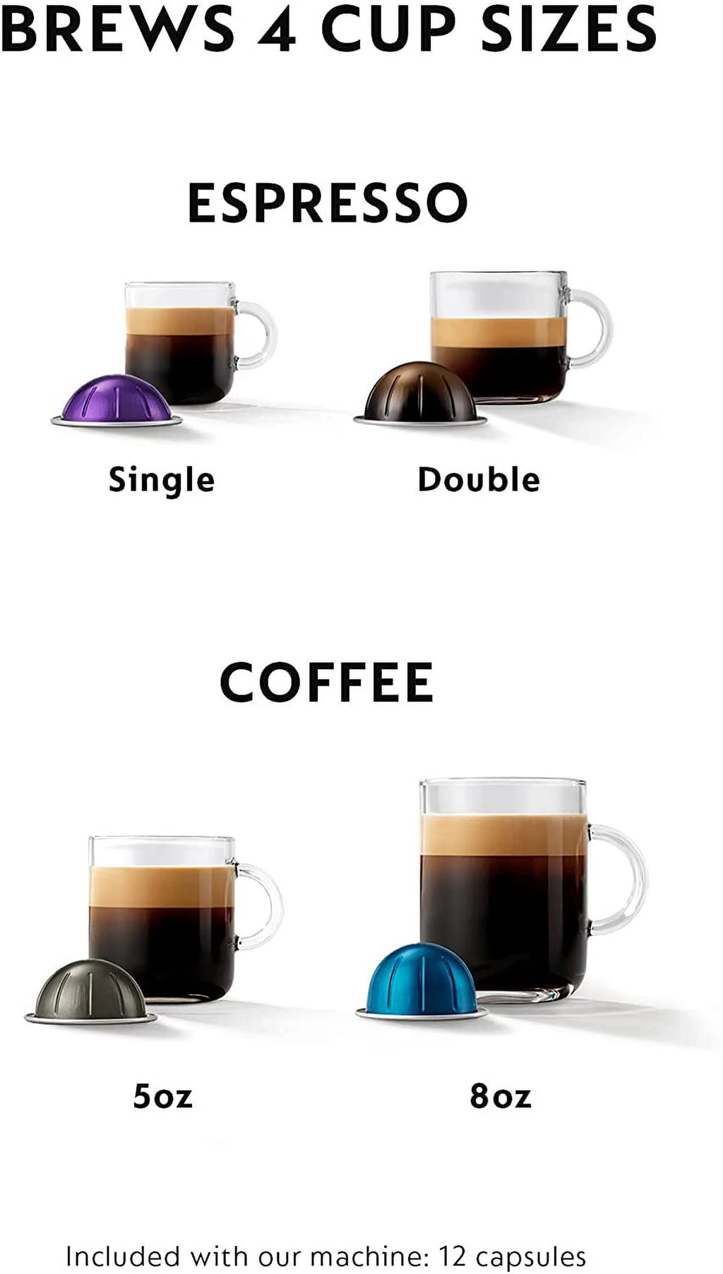 Nespresso Vertuo Next Coffee and Espresso Machine White Q324879