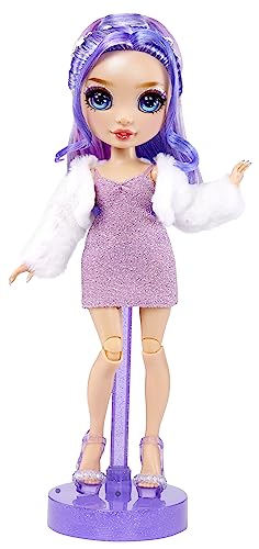 Purple 11" Fashion Doll and Playset with 2 Outfits and Accessories H6666