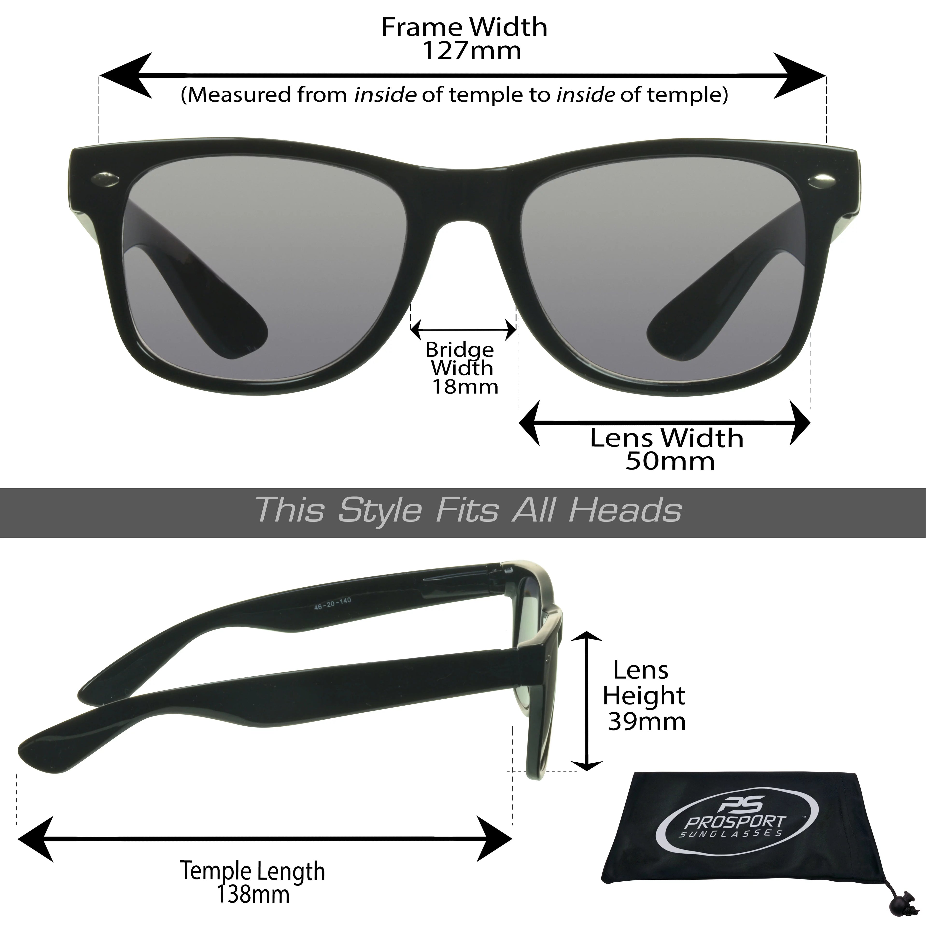 Reading Sunglasses for Men and Women Black & Tortoise B771