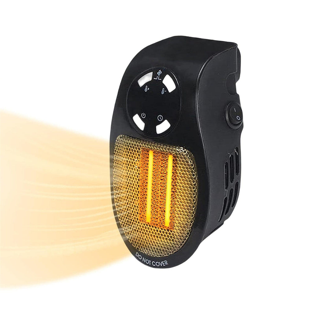 500W indoor portable heater with adjustable thermostat timer Q84298