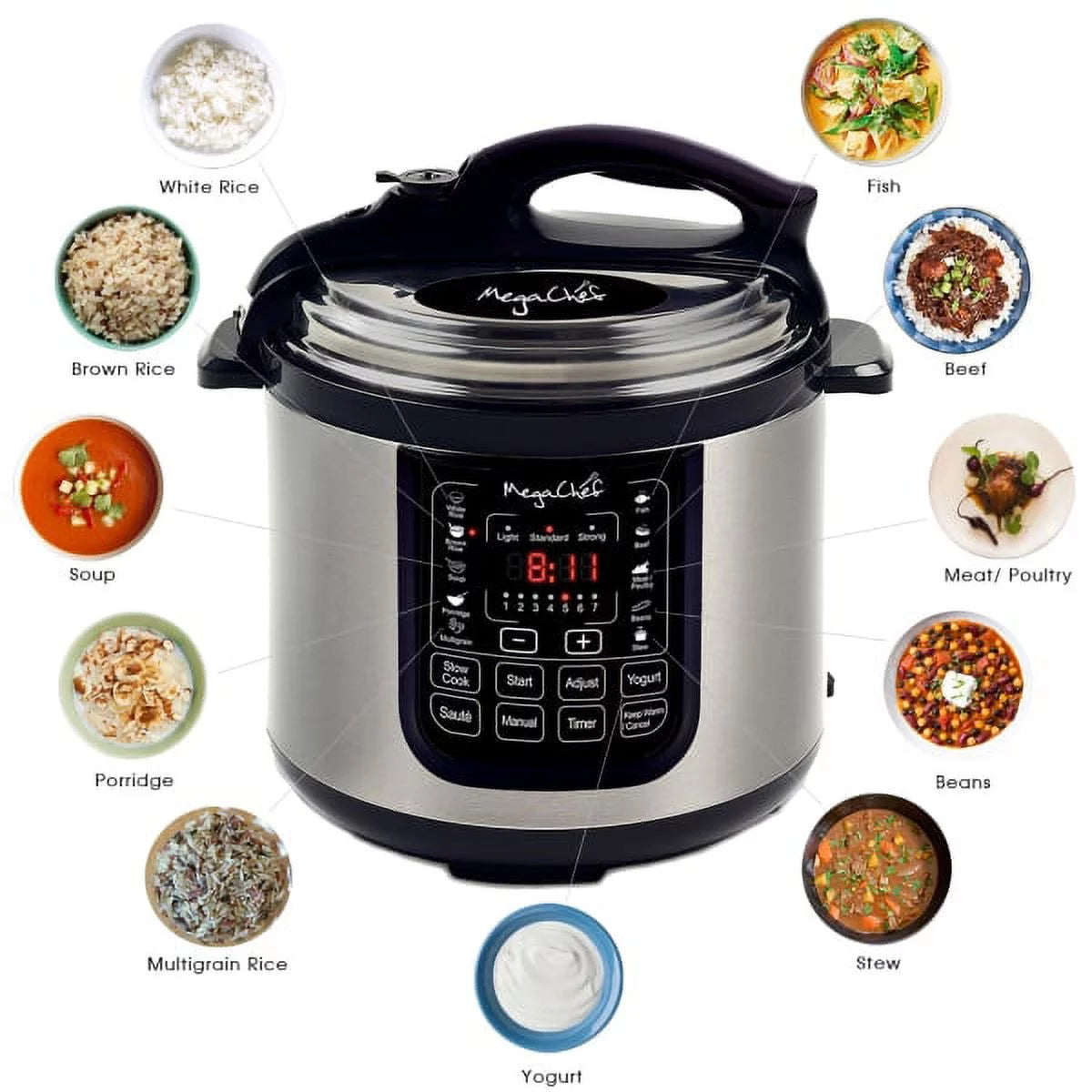 8-Quart Digital Pressure Cooker A258326