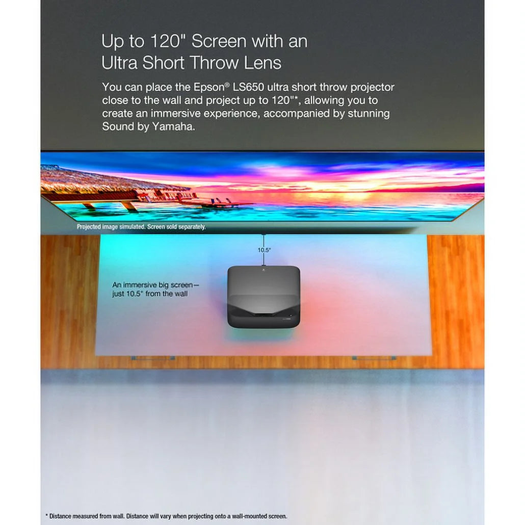 Smart Streaming Laser Projector - Black E769818