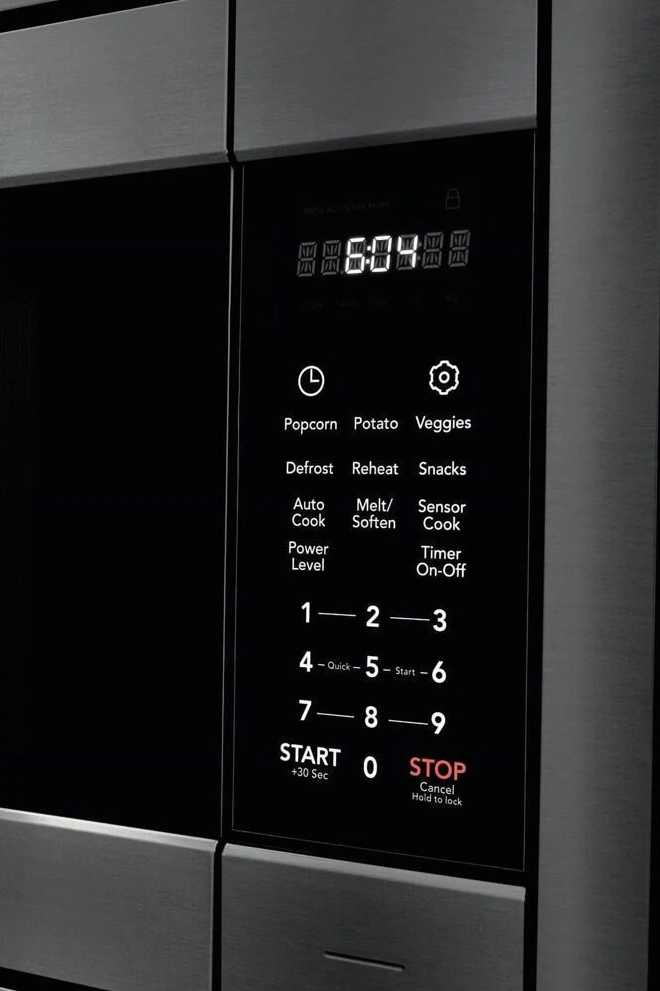 Built-in Microwave with Sensor Cooking, 2.2 cu ft, Black Stainless Steel E181