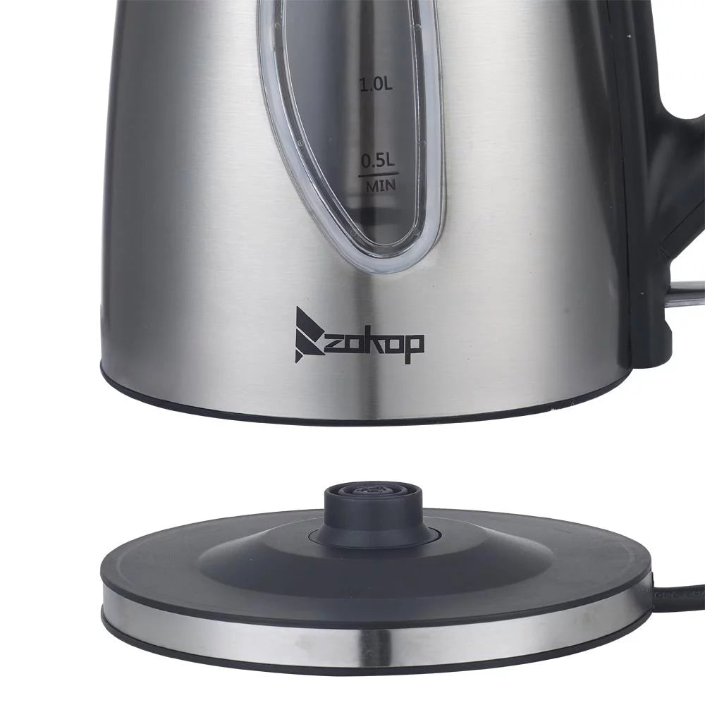 Stainless Steel Electric Tea Kettle with Boil-Dry Protection K14838
