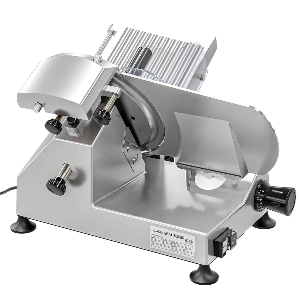 Commercial Deli Meat Slicer with 10" Carbon Steel Blade, Adjustable Thickness G4133